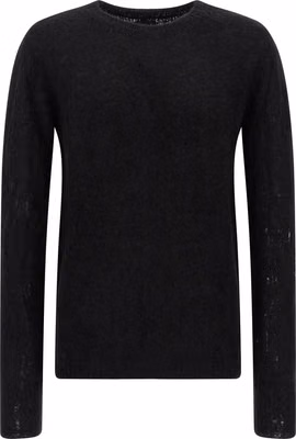 Black Wool Cardigan