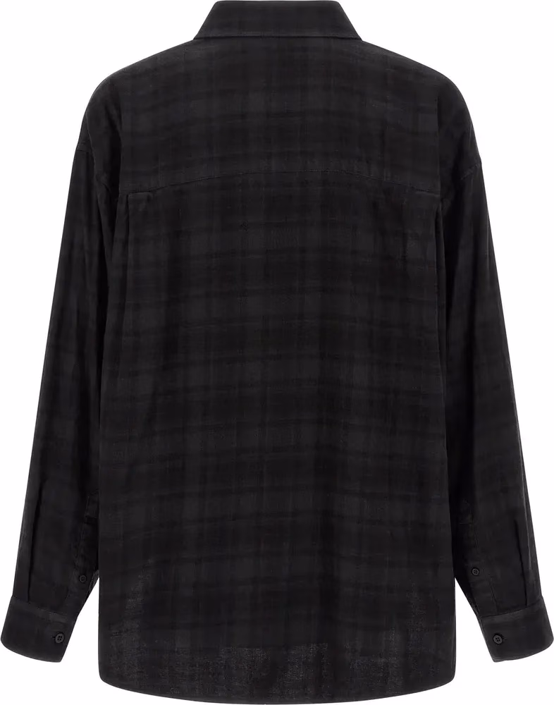 Balenciaga Black Cotton Blouse
