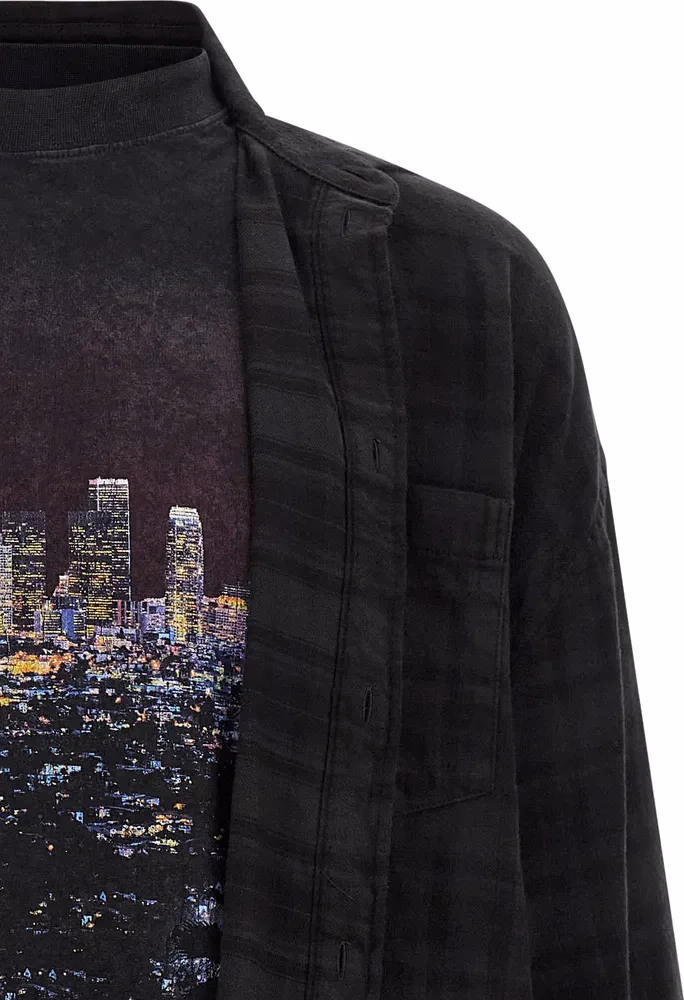 Balenciaga Black Cotton Blouse