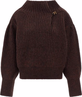 Bordeaux Wool Cardigan