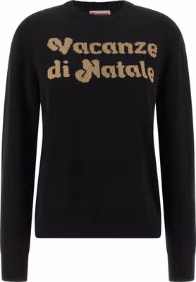 Black Wool Cardigan