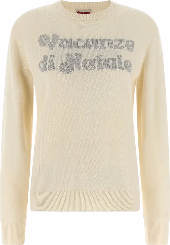 MC2 Saint Barth White Wool Cardigan