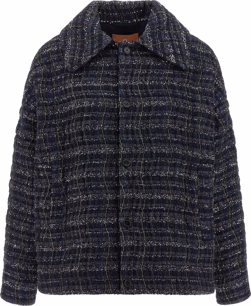 Missoni Blue Viscose Coat