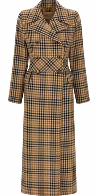 Brown Virgin Wool Coat