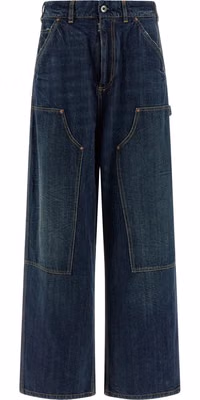 Blue Cotton Relaxed Fit Jeans