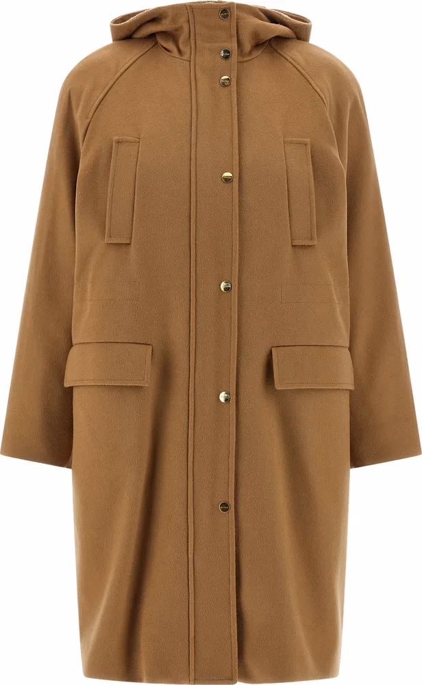 Max Mara Beige Polyamide Parka