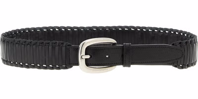 Black Cowhide Regular Belt