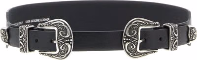 Black Cowhide Regular Belt