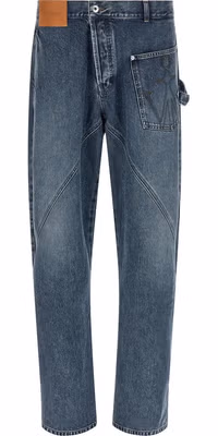 Blue Cotton Jeans Denim