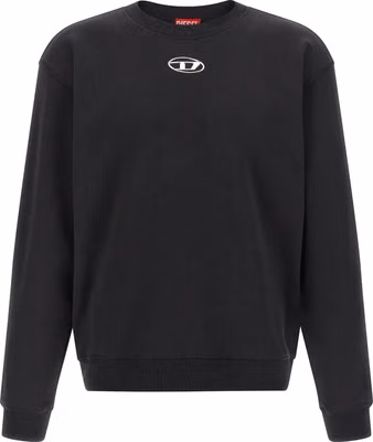 Black Cotton Sweatshirt