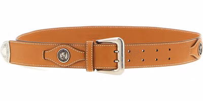 Brown Calfskin Regular Belt