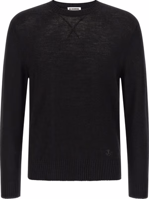 Black Virgin Wool Cardigan