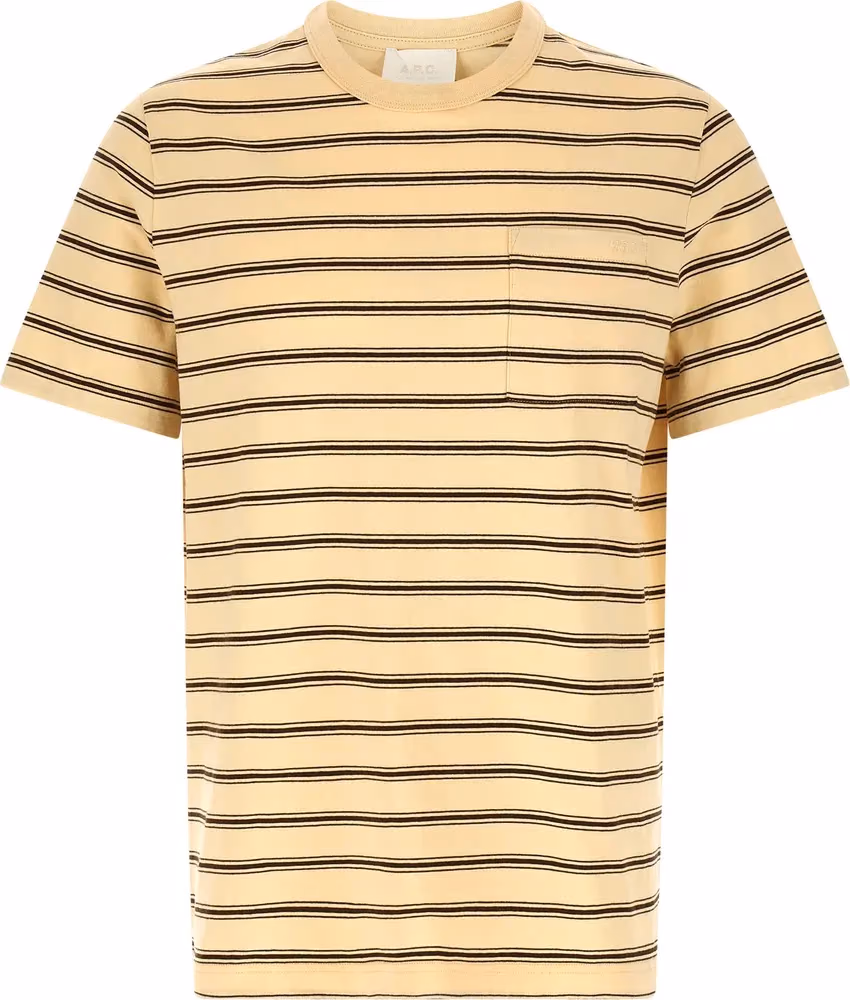 A.P.C. Beige Cotton T-Shirt