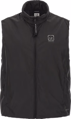 Black Polyamide Sleeveless Jacket