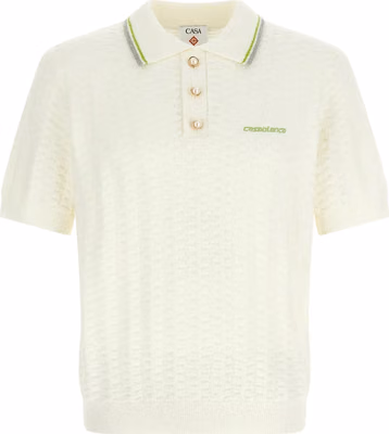 White Cotton Polo Shirt