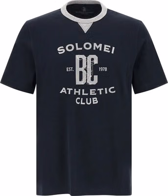 Blue Cotton T-Shirt