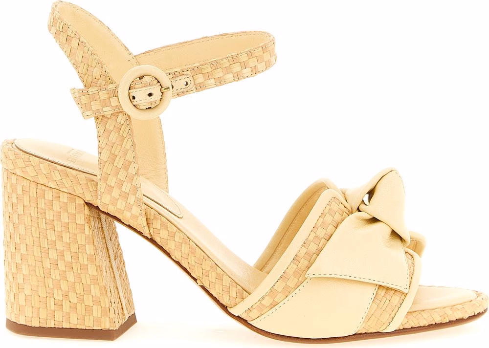 Alexandre Birman Bicolor Cowhide Platform Sandals