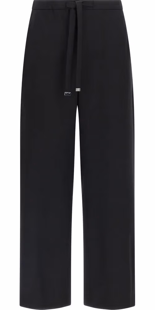 'S Max Mara Black Virgin Wool Joggers (Workout Pants)