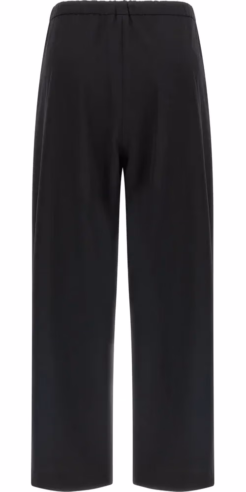 'S Max Mara Black Virgin Wool Joggers (Workout Pants)