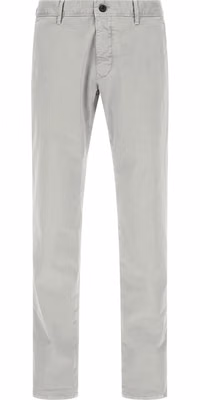 Gray Cotton Casual Pants