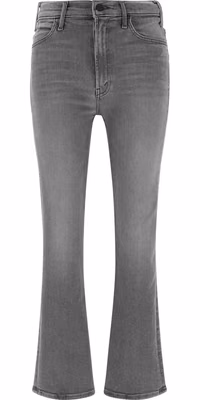 Gray Cotton Skinny Jeans