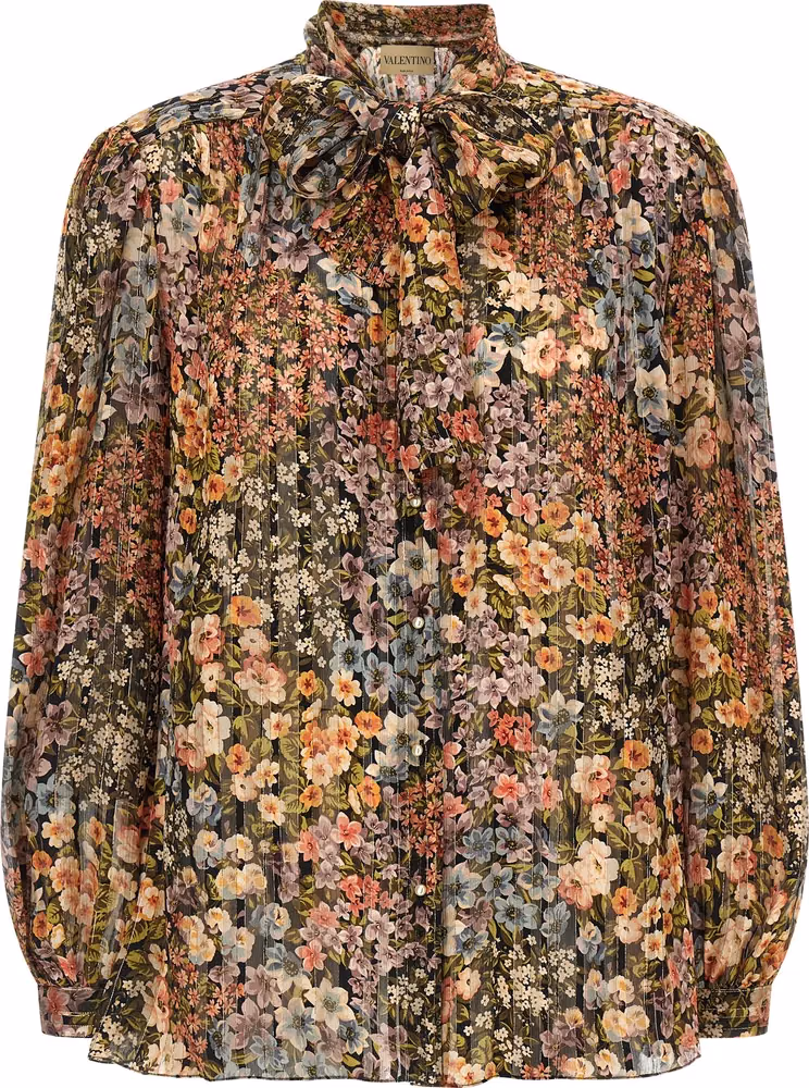 Valentino Garavani Multicolor Silk Blouse