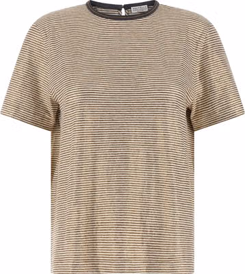 Multicolor Linen T-Shirt
