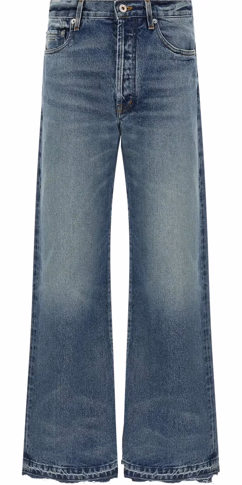 GALLERY DEPT. Blue Cotton Jeans Denim