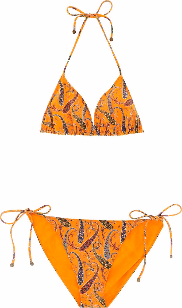 Etro Orange Polyamide Bikini