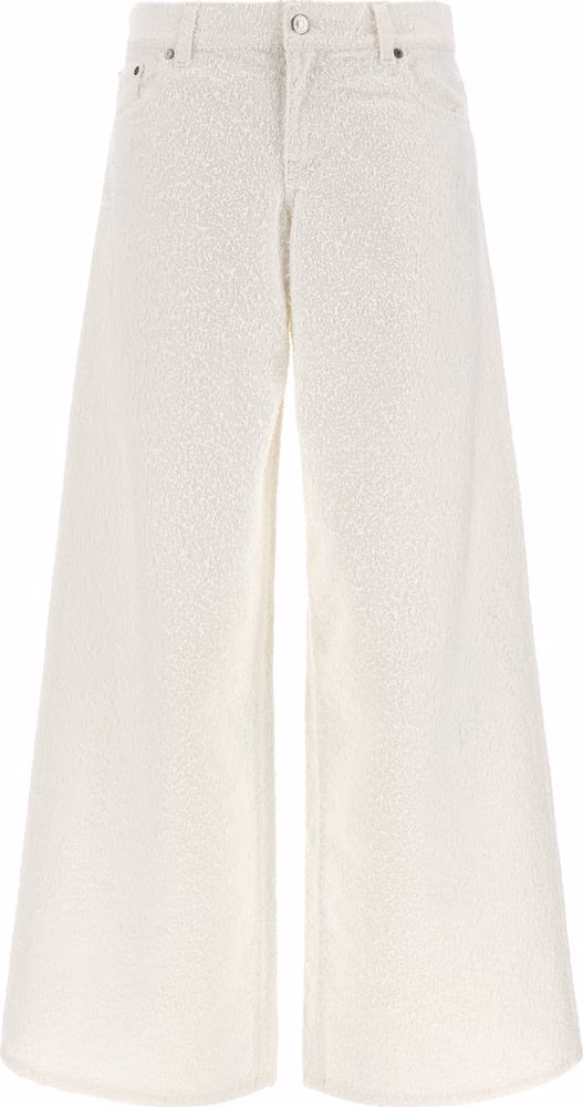 Stella McCartney White Cotton Jeans Denim