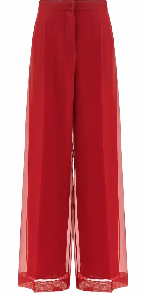 Max Mara Multicolor Silk Casual Pants