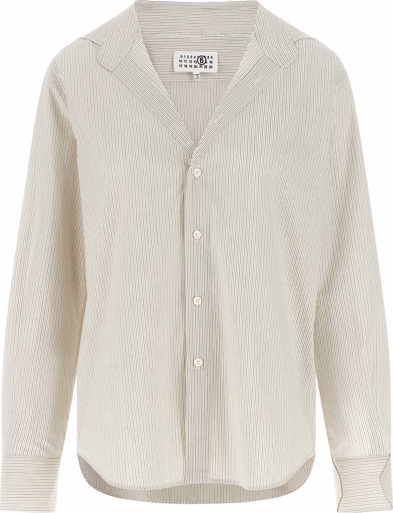 MM6 Maison Margiela Gray Cotton Blouse