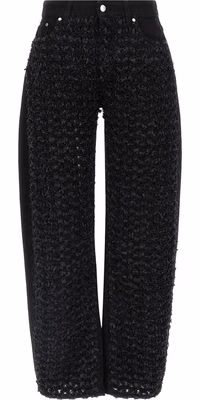Black Cotton Jeans Denim
