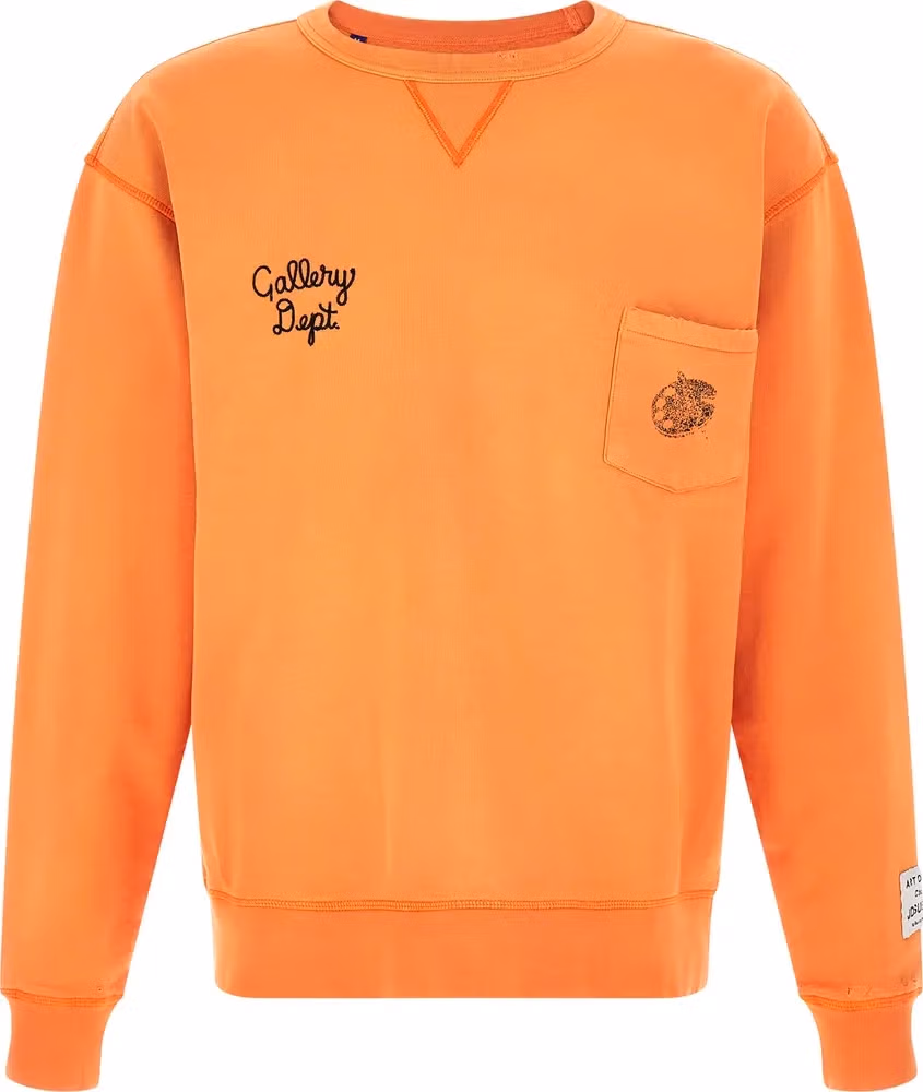 GALLERY DEPT. Orange Cotton Sweatshirt