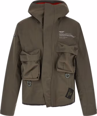 Gray Nylon Parka