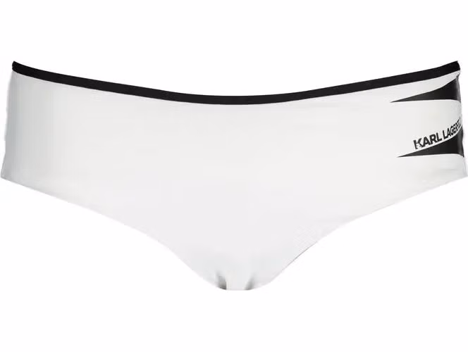 Karl Lagerfeld White Polyamide Women's Swim Brief