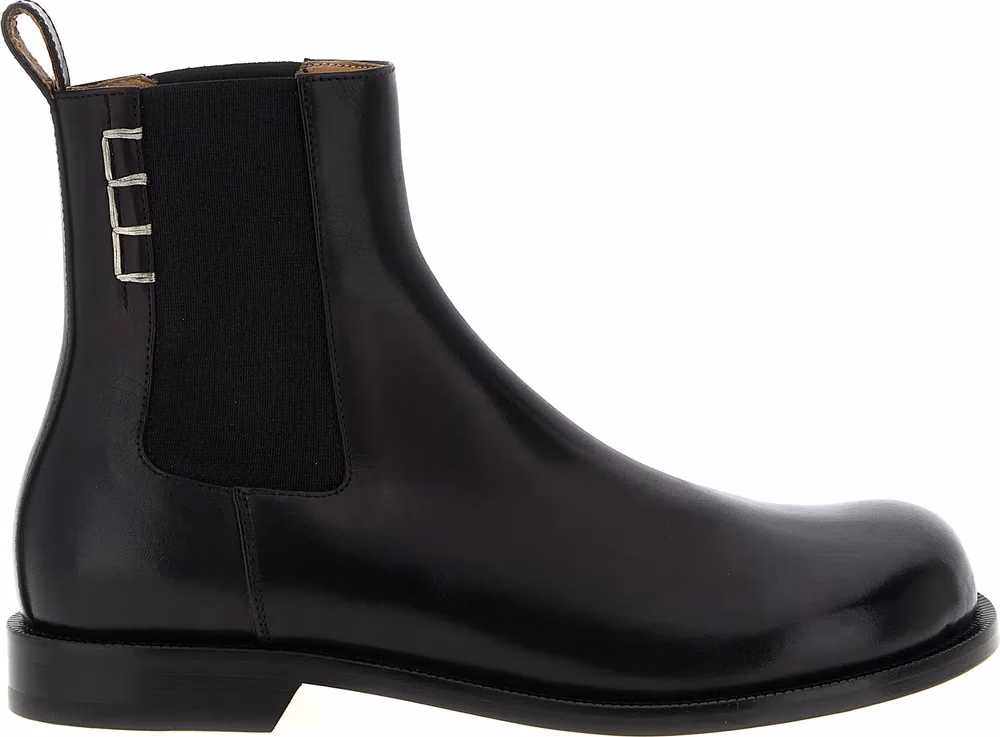J.W.Anderson Black Calfskin Chelsea Boots