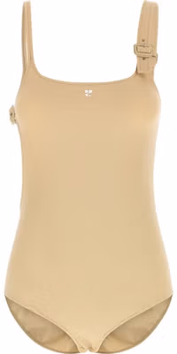 Beige Polyamide Bodysuit