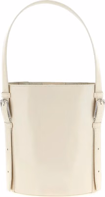 Beige Cowhide Shoulder Bag