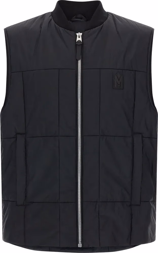 Mackage Black Nylon Sleeveless Jacket