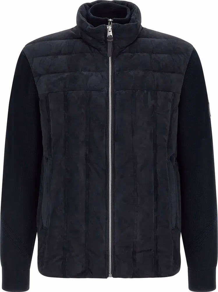 Mackage Blue Virgin Wool Full-Length Jacket