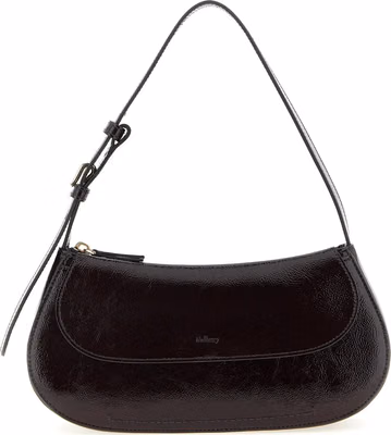 Purple Calfskin Shoulder Bag