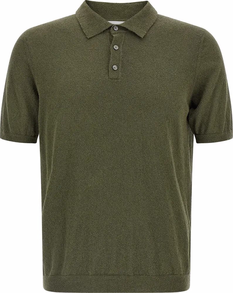 Roberto Collina Bicolor Cotton Polo Shirt