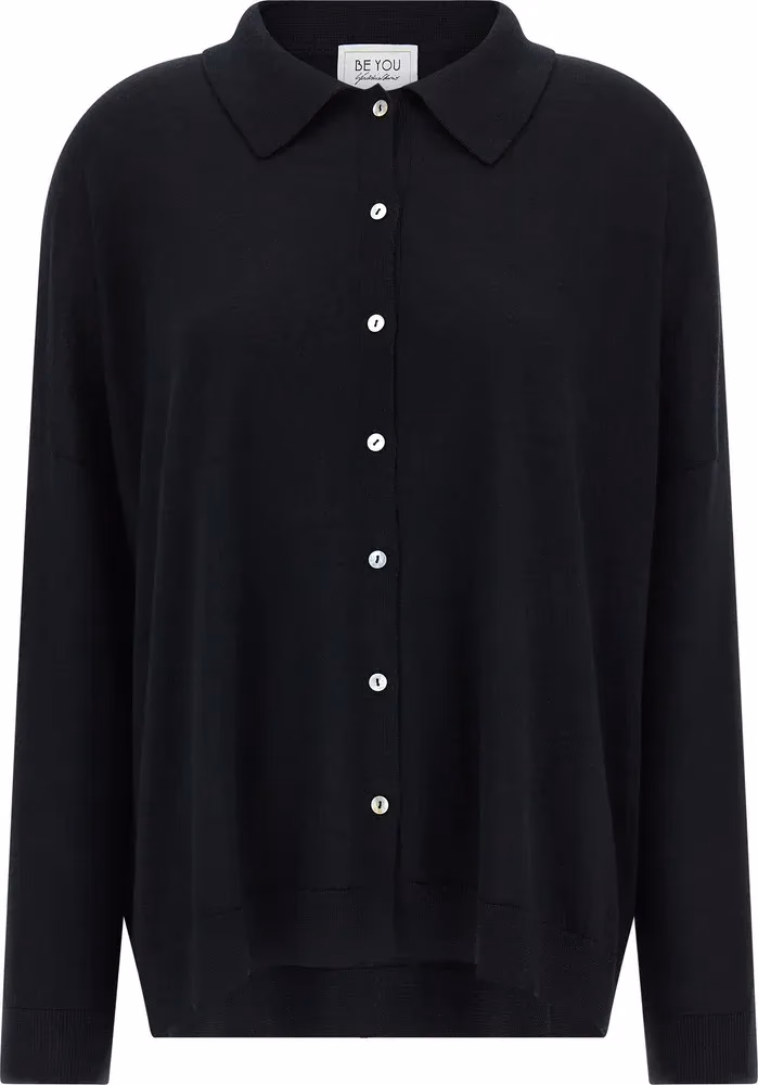 BE YOU Black Cashmere Cardigan