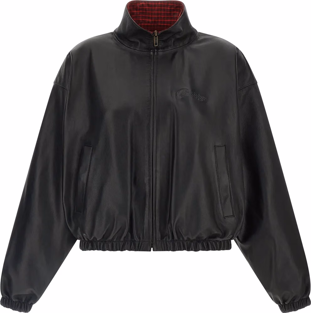 Balenciaga Black Lamb Leather Leather Jacket