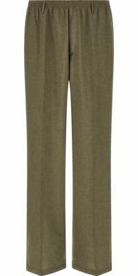 Bicolor Polyester Casual Pants