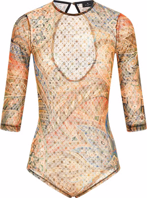 Multicolor Polyamide Bodysuit