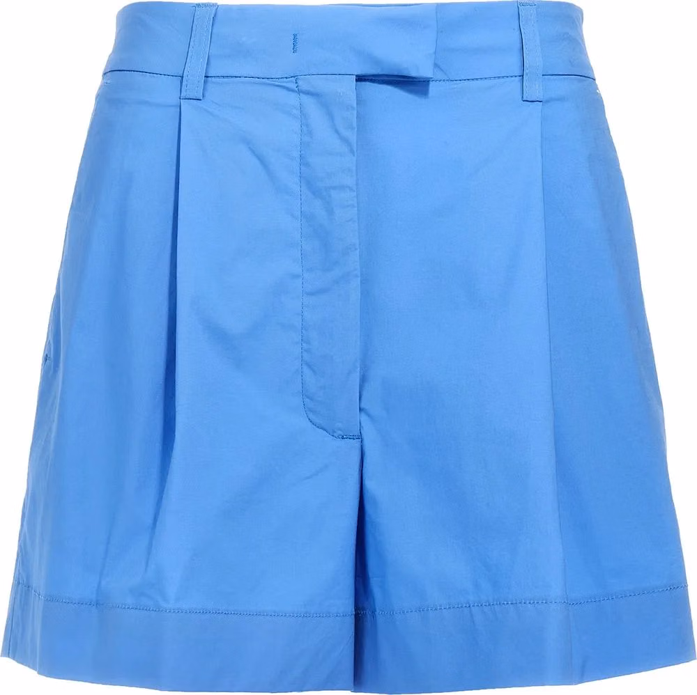 THELATEST Blue Cotton Bermuda Shorts