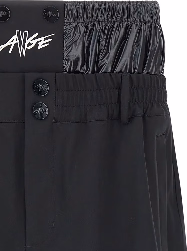 MONCLER GENIUS Black Polyamide Bermuda Shorts