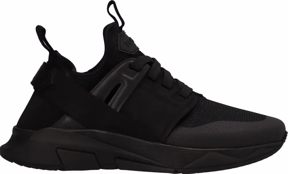 Tom Ford Black Polyethylene Athletic Sneakers